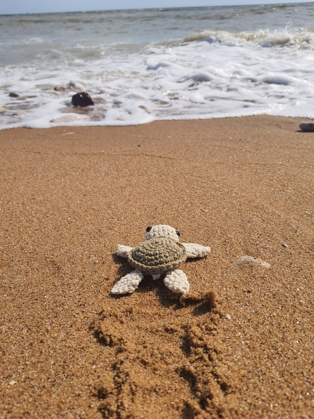 Tortue marine au crochet - Fait Main