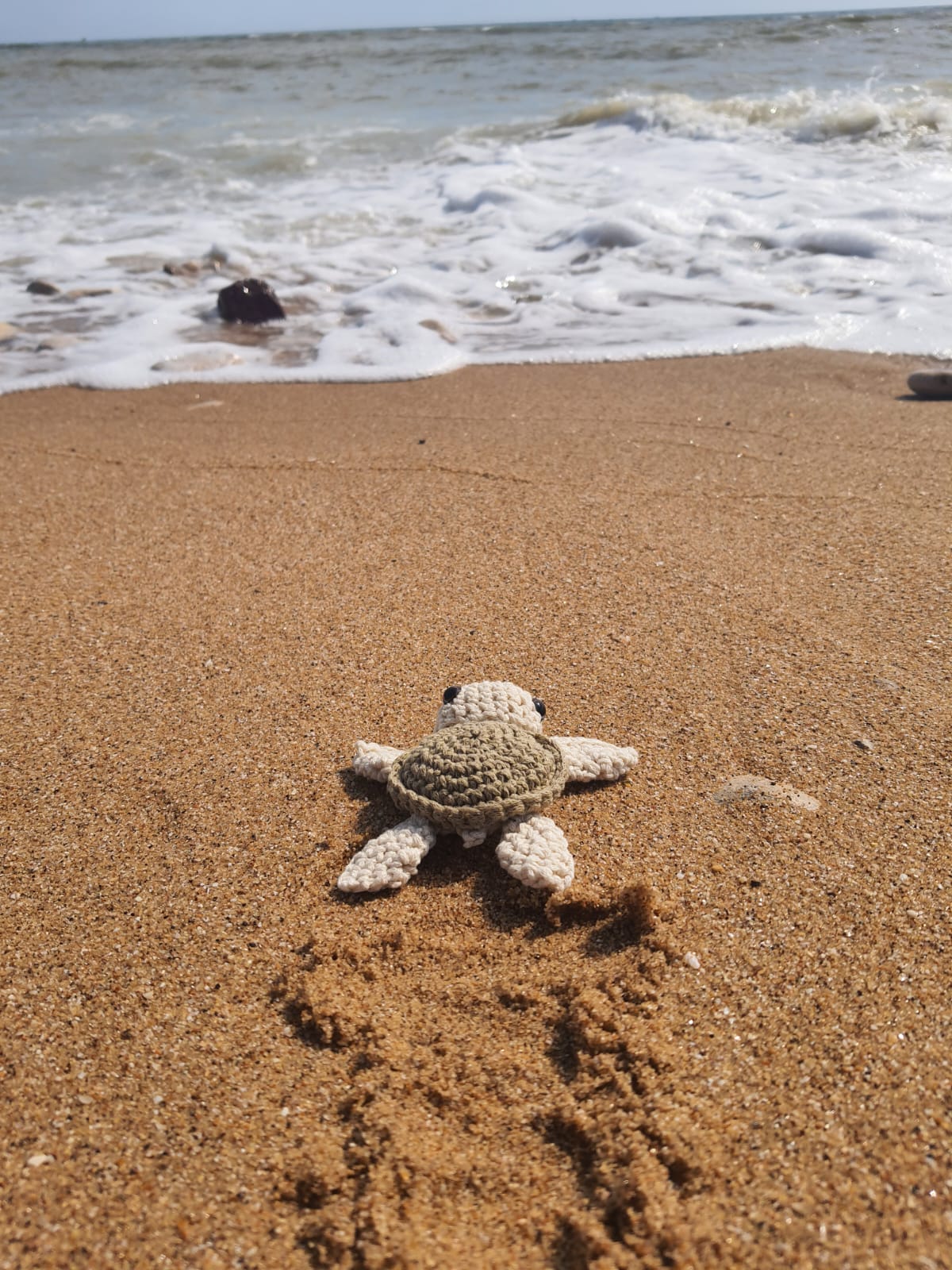 Tortue marine au crochet - Fait Main