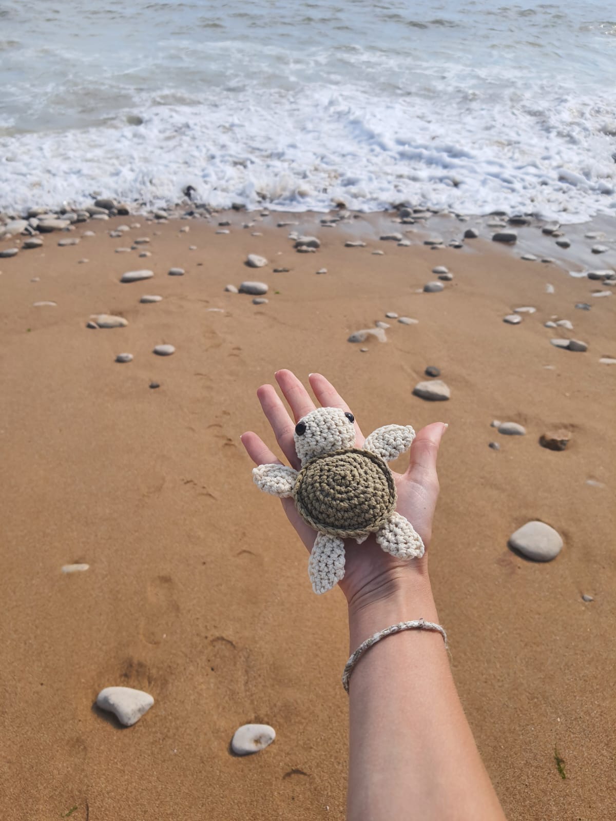 Tortue marine au crochet - Fait Main